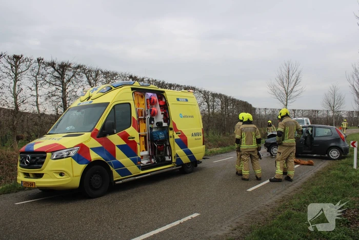 Automobilist botst tegen boom