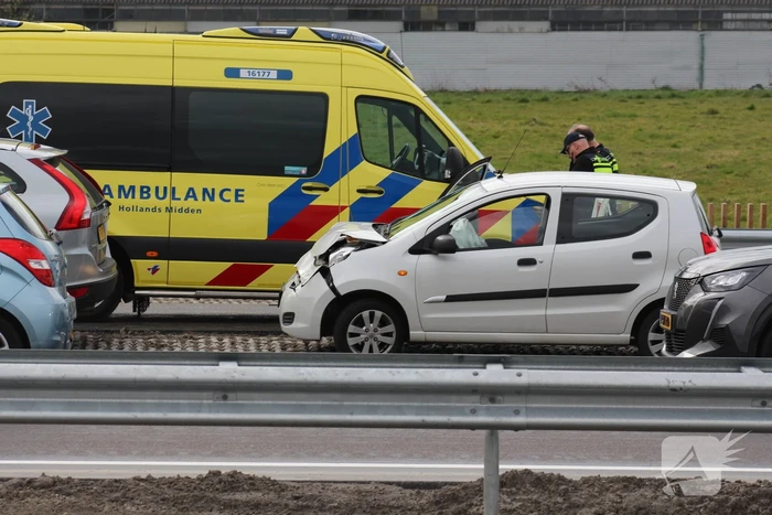 File door kop-staart botsing