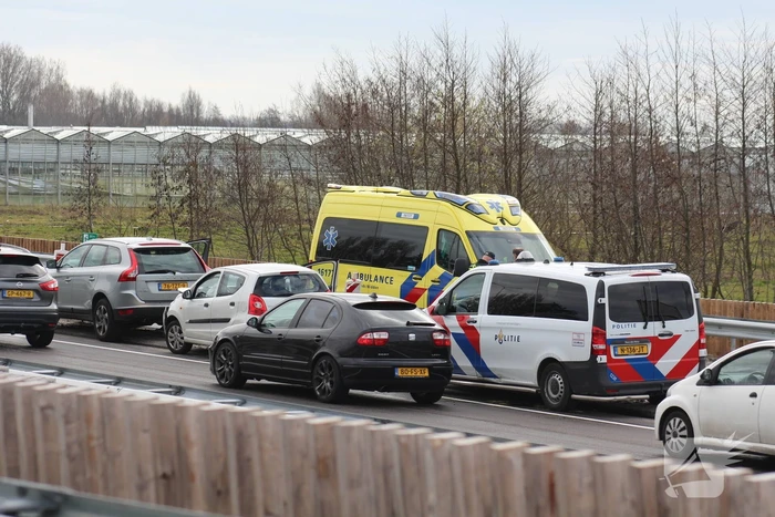 File door kop-staart botsing