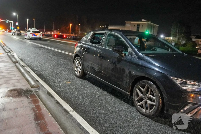 Aanhouding en schade bij kop-staart botsing