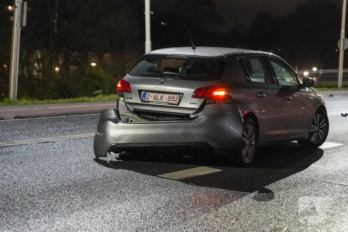 Aanhouding en schade bij kop-staart botsing