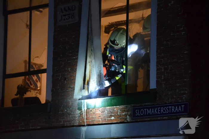 Woning beschadigd door brand