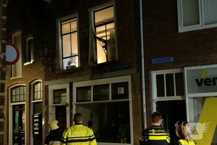 Woning beschadigd door brand