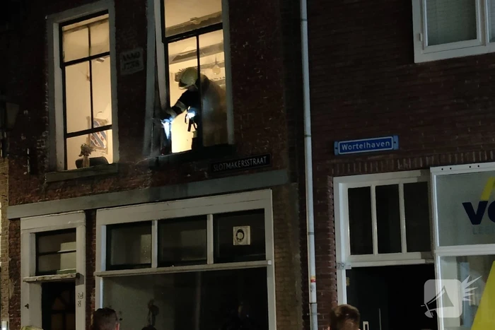 Woning beschadigd door brand