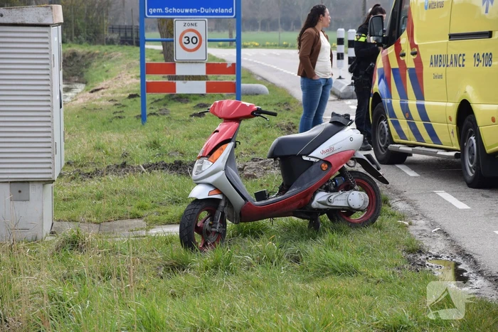 Scooterrijder gewond na val