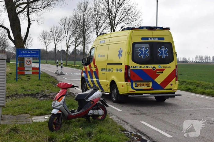 Scooterrijder gewond na val