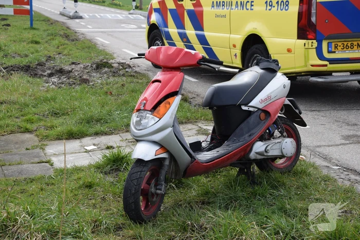 Scooterrijder gewond na val