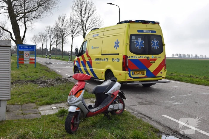 Scooterrijder gewond na val