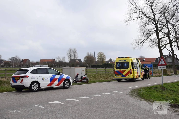 Scooterrijder gewond na val