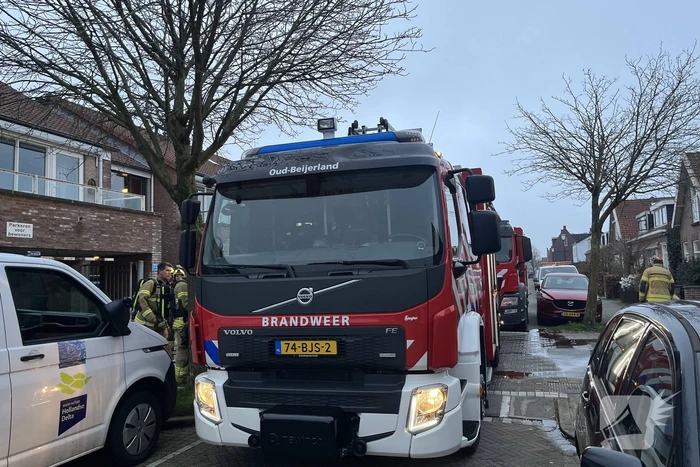 Persoon gewond bij flinke woningbrand