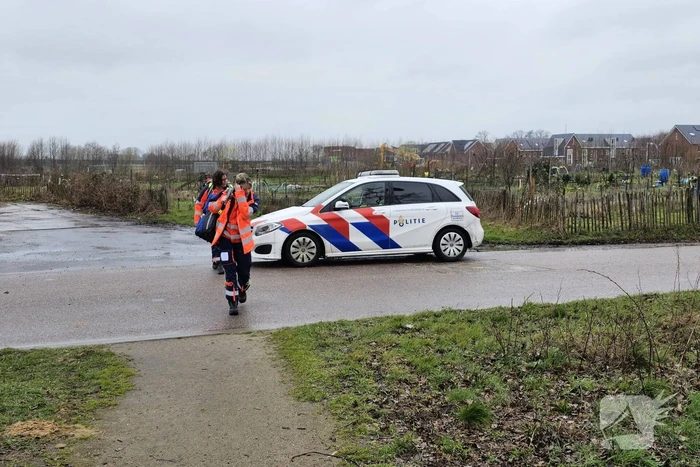 Traumahelikopter landt in de wijk Kernhem