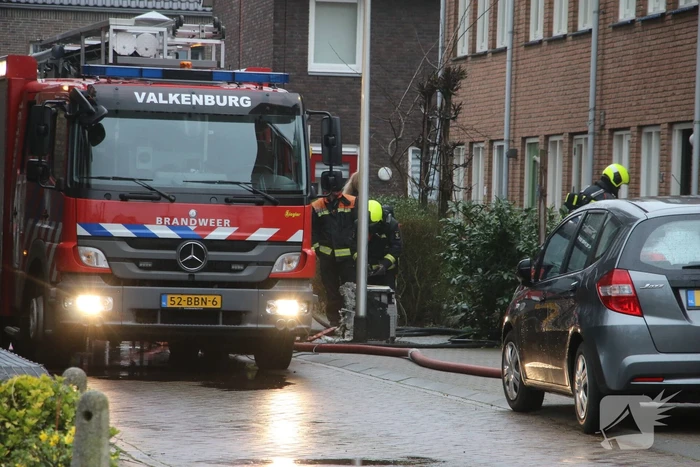 Brand op zolderetage van woning