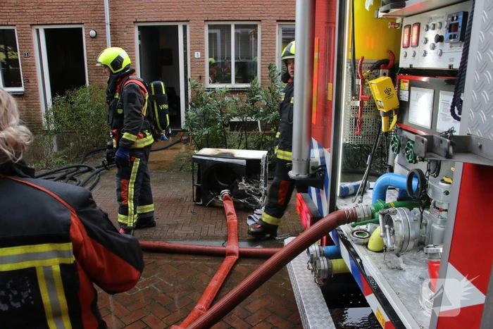 Brand op zolderetage van woning