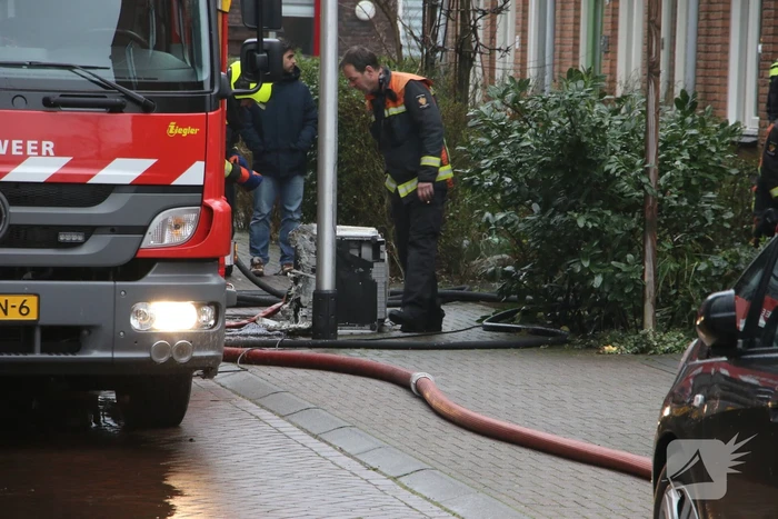 Brand op zolderetage van woning