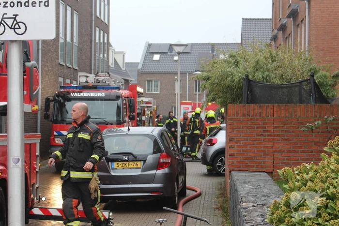 Brand op zolderetage van woning