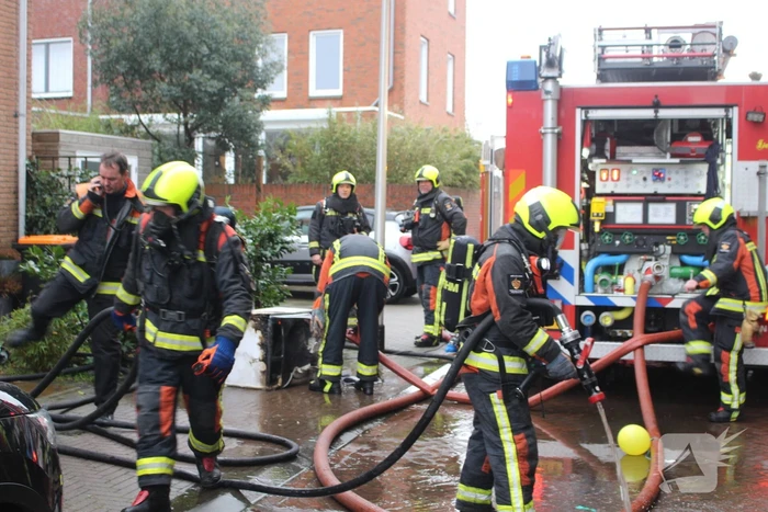 Brand op zolderetage van woning