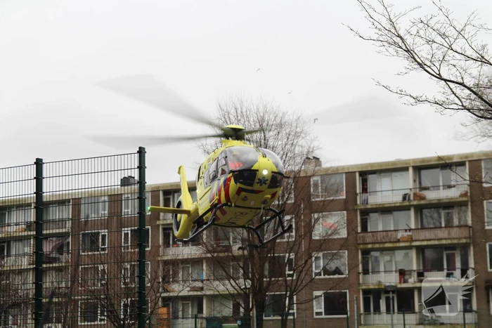 Traumahelikopter ingezet voor incident in flatwoning