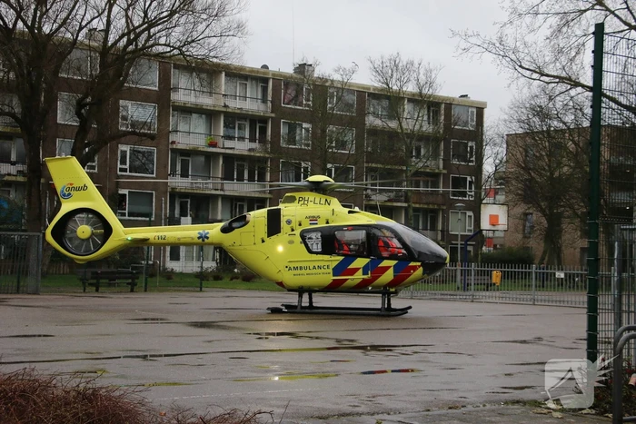 Traumahelikopter ingezet voor incident in flatwoning