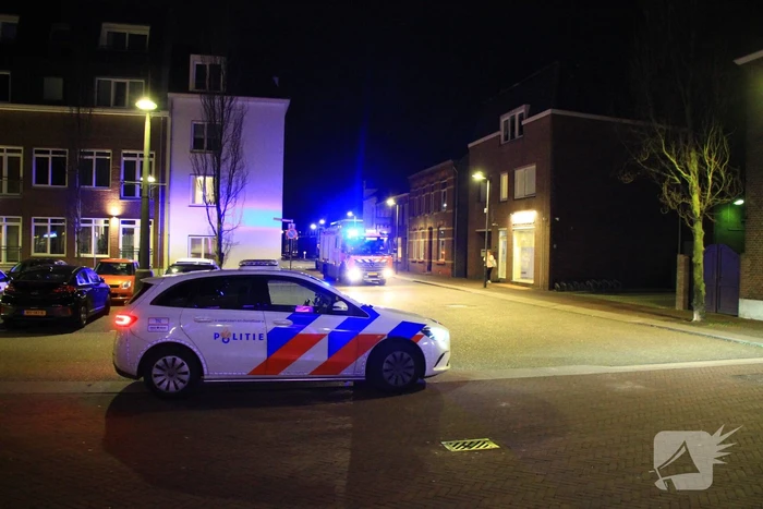 Brand in bestelbus snel geblust