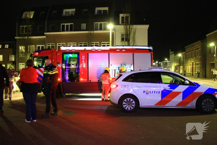 Brand in bestelbus snel geblust