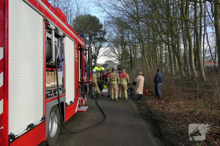 Scooter volledig uitgebrand
