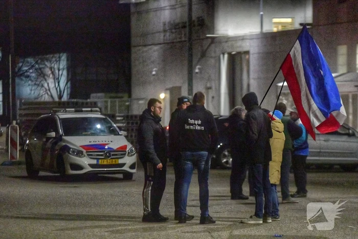 Boeren demonstreren bij Alphense gevangenis