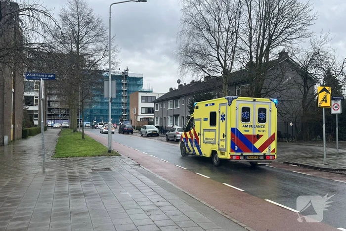 Traumahelikopter geland op grasveld