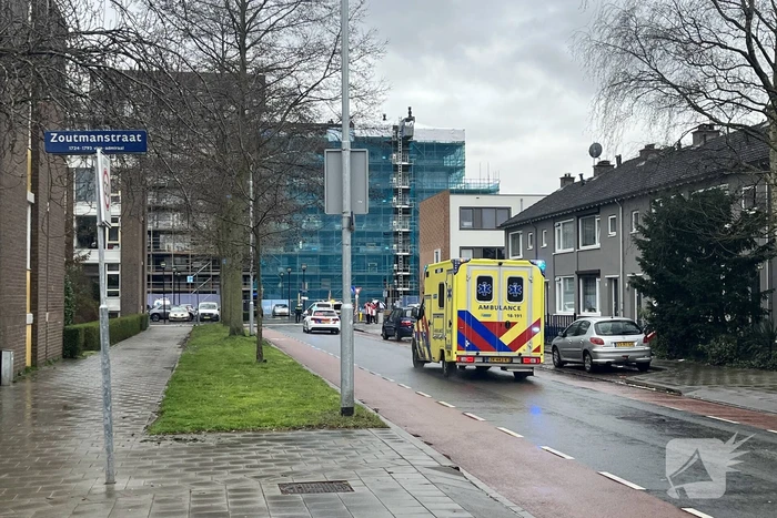 Traumahelikopter geland op grasveld