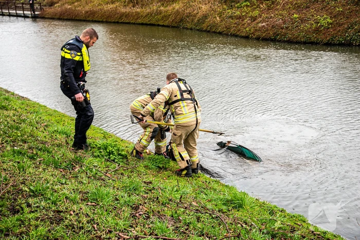 Melding fiets in sloot blijkt tentje