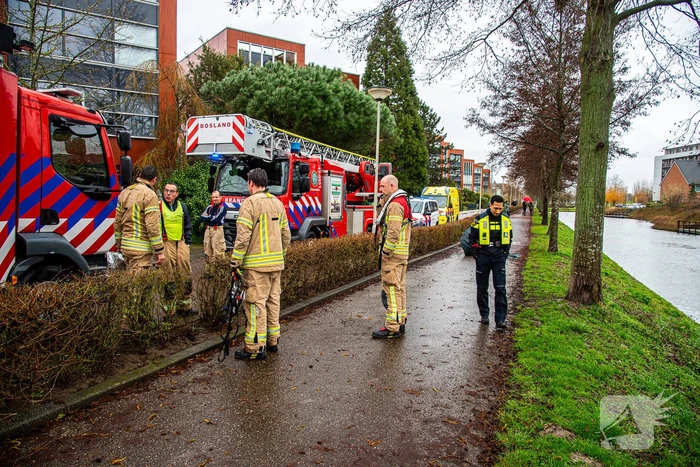Melding fiets in sloot blijkt tentje