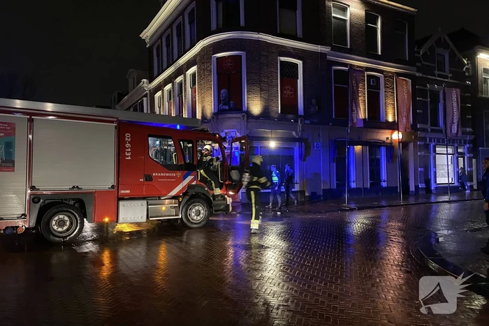 Veel rook bij brand in cafe