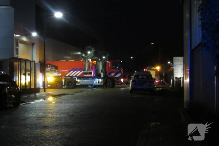 Brand op containerschip
