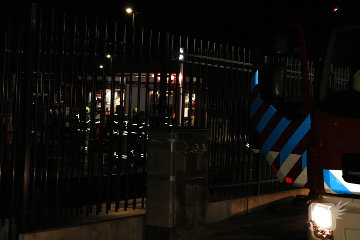 Brand op containerschip