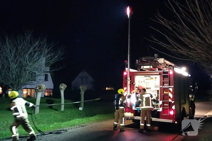Brand in woning snel geblust