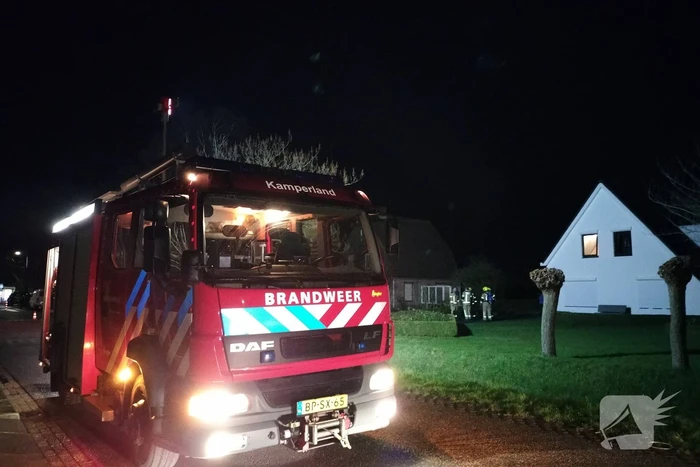 Brand in woning snel geblust
