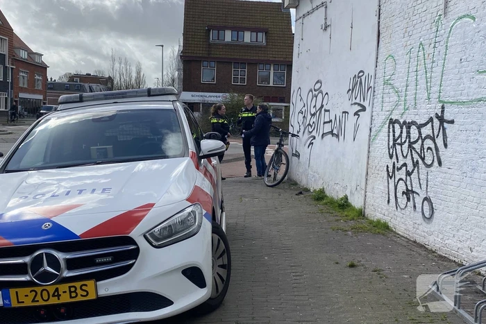Voorwiel fiets in de kreukels bij botsing