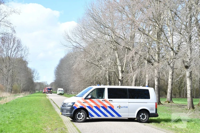 Flinke rookontwikkeling bij brand in bosgebied