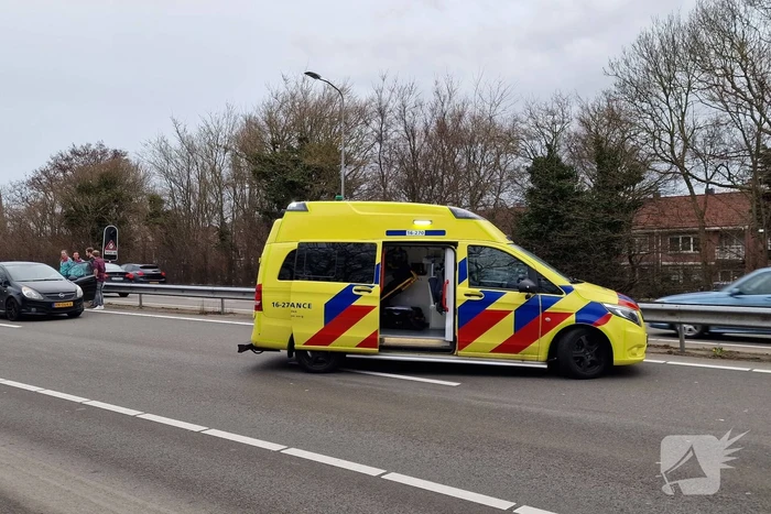 Veel schade bij kop-staartbotsing
