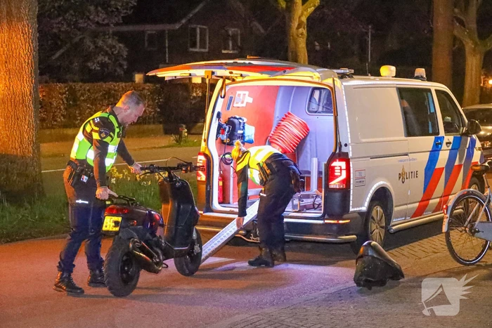 Politieachtervolging eindigt na botsing
