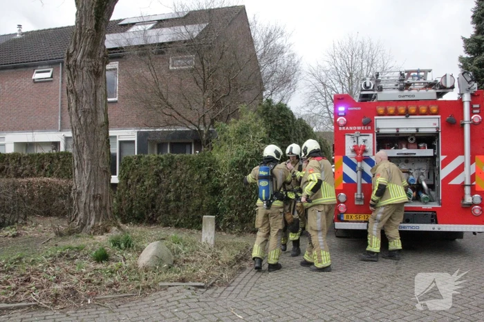 Brand in keuken van woning
