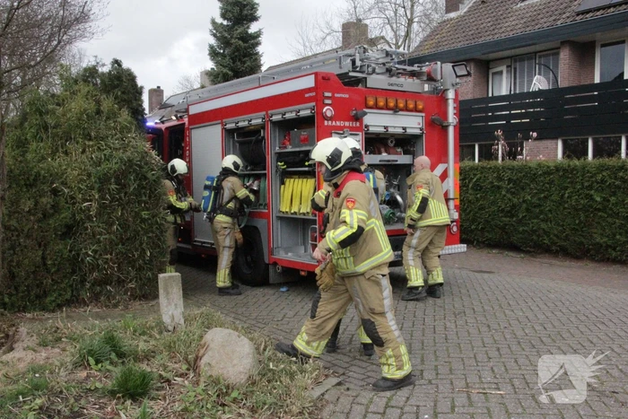 Brand in keuken van woning