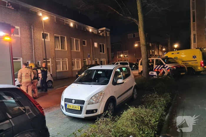 Brand in keuken van woning