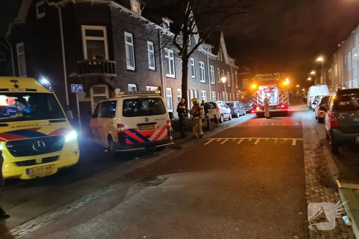 Brand in keuken van woning