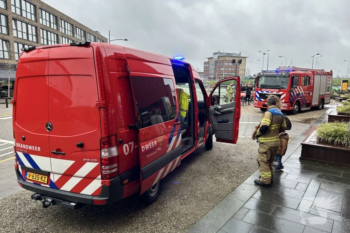 Brandweerthema bij kleuterbioscoop