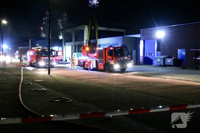 Grote brand in industriepand