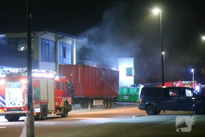 Grote brand in industriepand