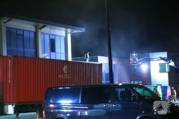 Grote brand in industriepand