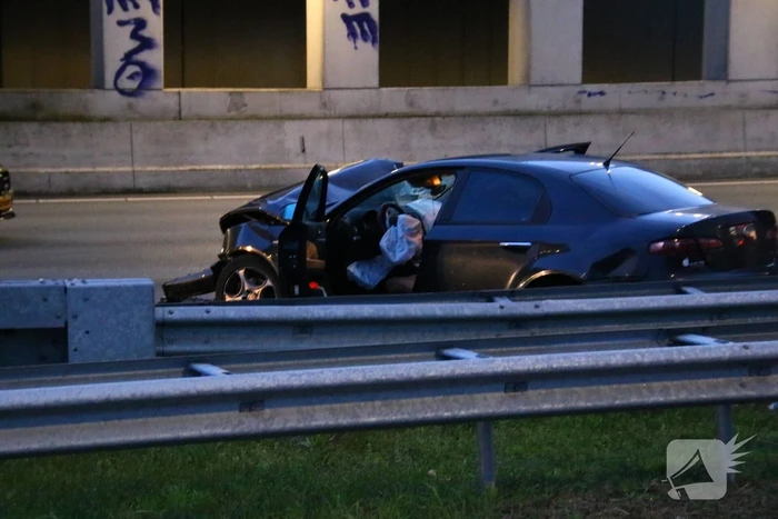 Snelweg afgesloten na zwaar ongeval