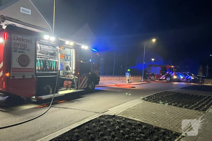 Flinke brand in bijgebouw