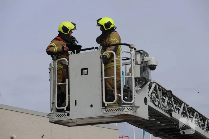 Brand tijdens verbouwing supermarkt